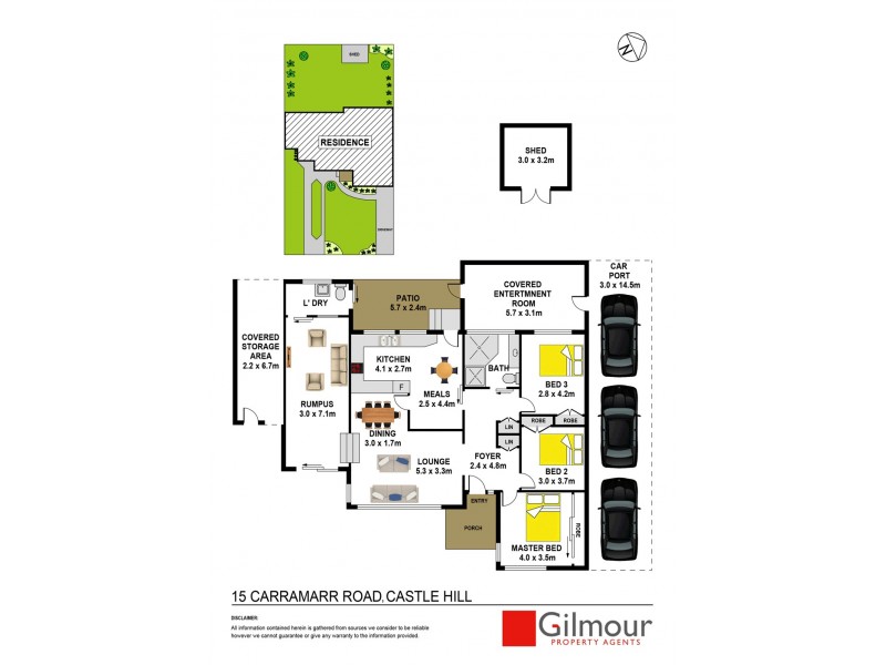 15 Carramarr Road, Castle Hill NSW 2154 Floorplan