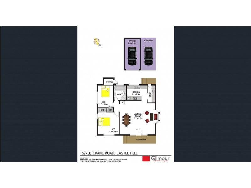 5/75B Crane Road, Castle Hill NSW 2154 Floorplan