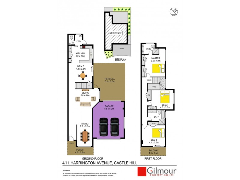 4/11 Harrington Avenue, Castle Hill NSW 2154 Floorplan