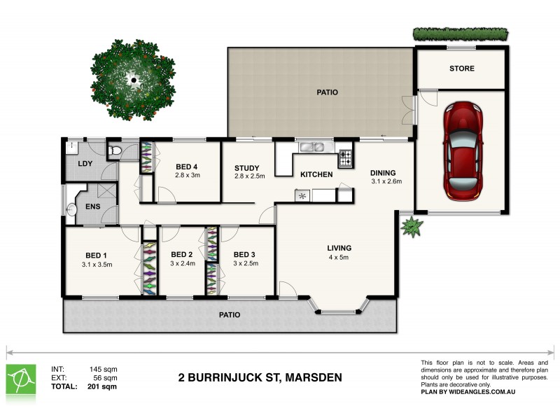 2 Burrinjuck Street, Marsden QLD 4132 Floorplan