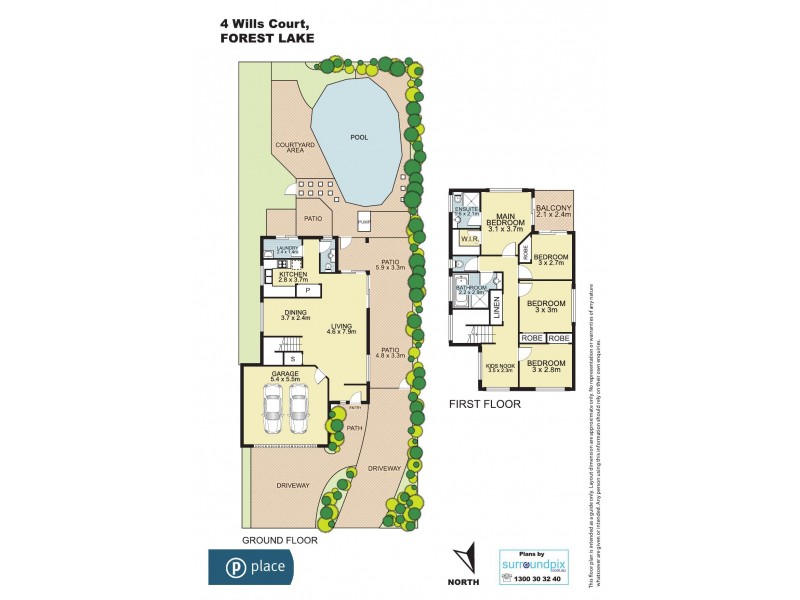 4 Wills Court, Forest Lake QLD 4078 Floorplan