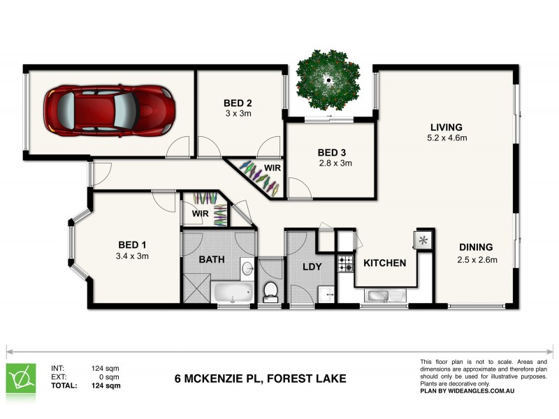 6 Mckenzie Place, Forest Lake QLD 4078 Floorplan