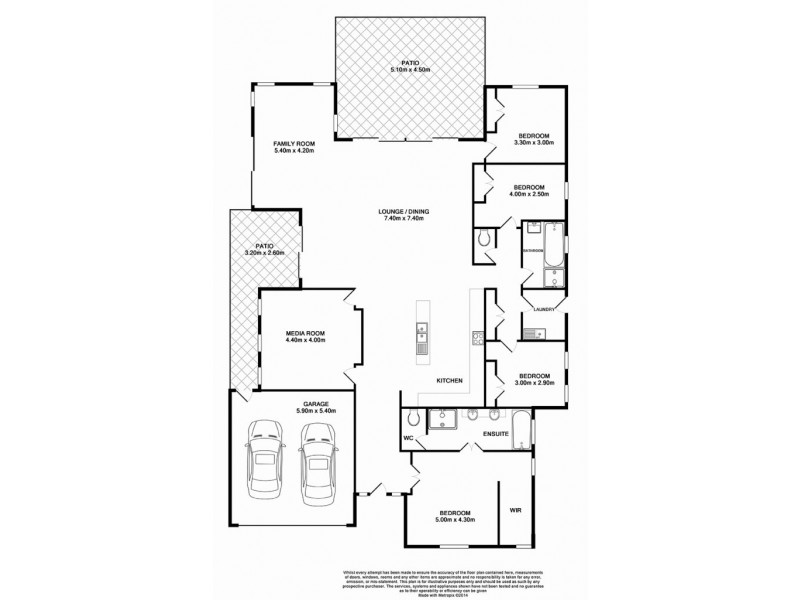 86 Parkwood Drive, Heathwood QLD 4110 Floorplan