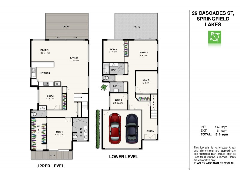 26 Cascades Street, Springfield Lakes QLD 4300 Floorplan