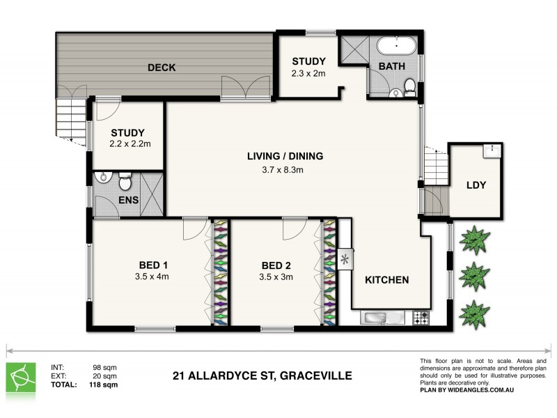 21 Allardyce Street, Graceville QLD 4075 Floorplan