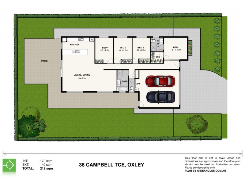 36 Campbell Terrace, Oxley QLD 4075 Floorplan