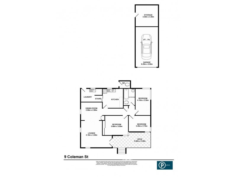 9 Coleman Street, Graceville QLD 4075 Floorplan