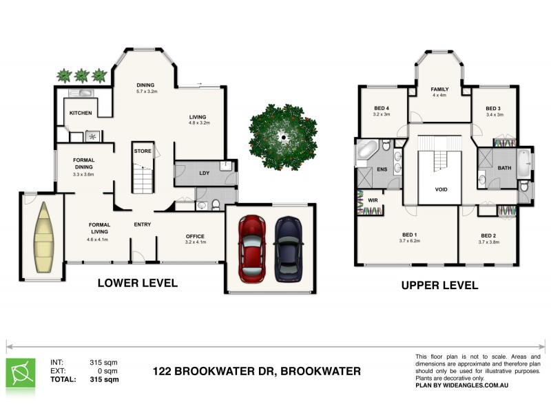 122 Brookwater Drive, Brookwater QLD 4300 Floorplan