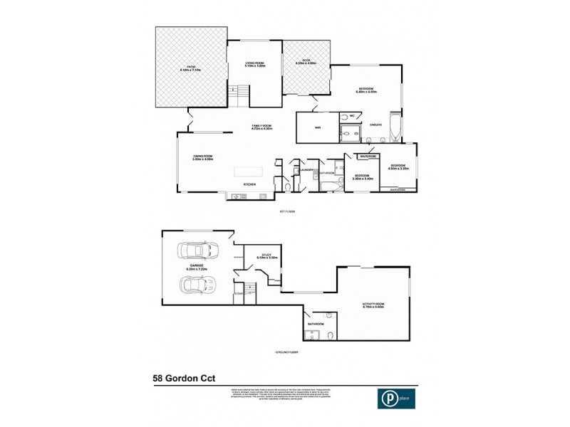 58 Gordon Circuit, Seventeen Mile Rocks QLD 4073 Floorplan