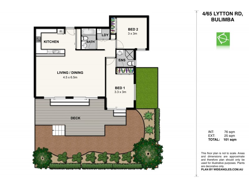 4/65 Lytton Road, Bulimba QLD 4171 Floorplan