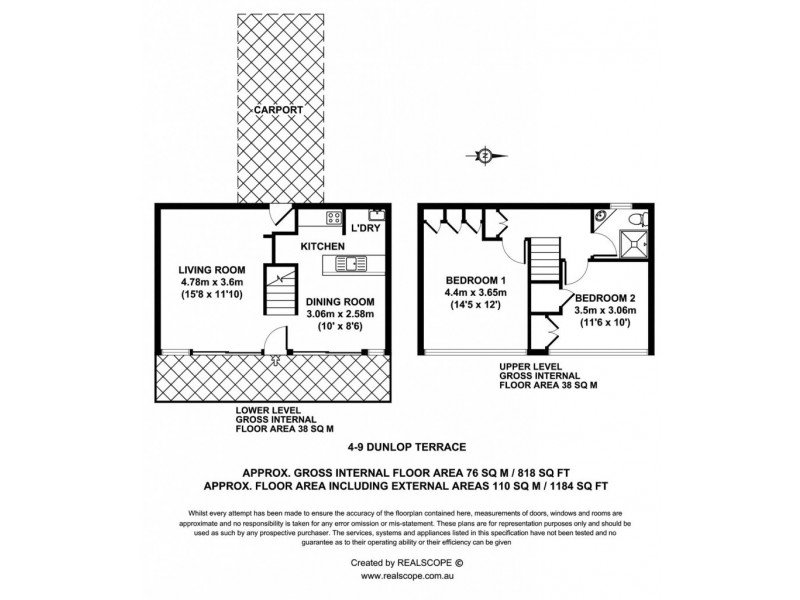 4/9 Dunlop Terrace, Corinda QLD 4075 Floorplan