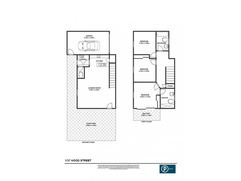 1/37 Hood Street, Sherwood QLD 4075 Floorplan