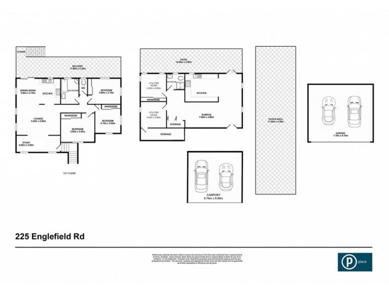 225 Englefield Road, Oxley QLD 4075 Floorplan