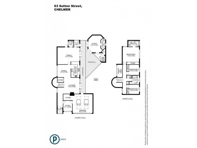 63 Sutton Street, Chelmer QLD 4068 Floorplan