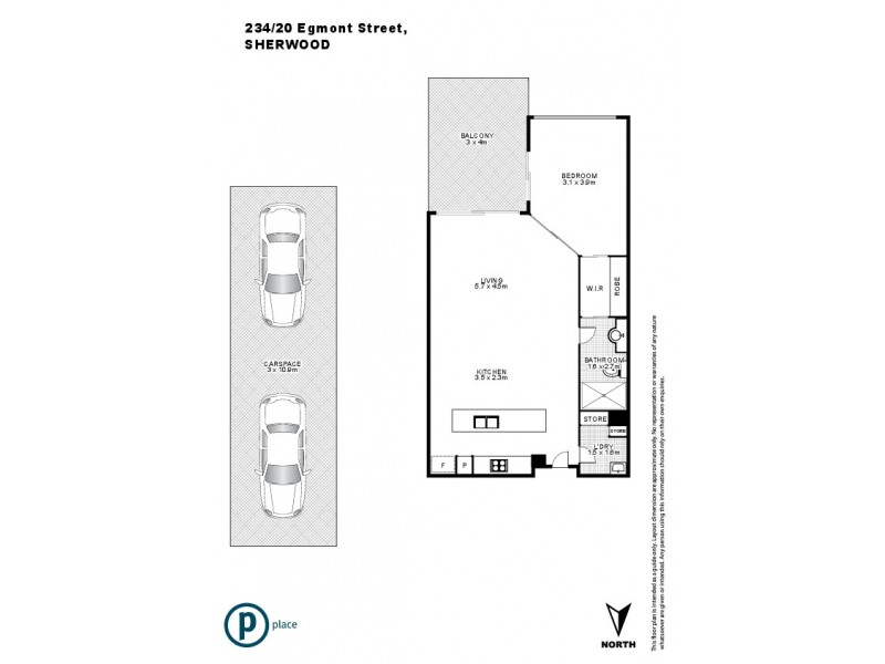 234/20 Egmont Street, Sherwood QLD 4075 Floorplan