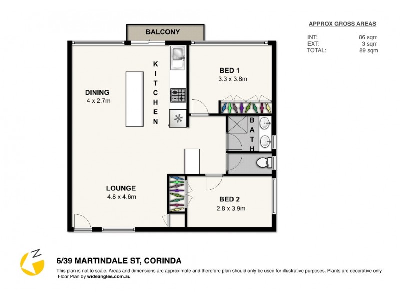 6/39 Martindale Street, Corinda QLD 4075 Floorplan