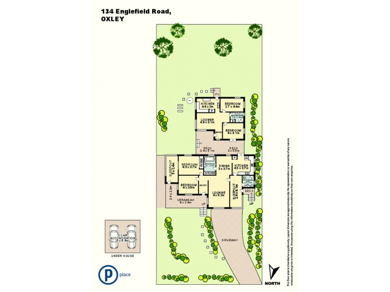 134 Englefield Road, Oxley QLD 4075 Floorplan