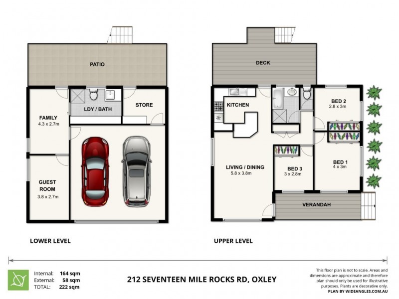 212 Seventeen Mile Rocks Road, Oxley QLD 4075 Floorplan