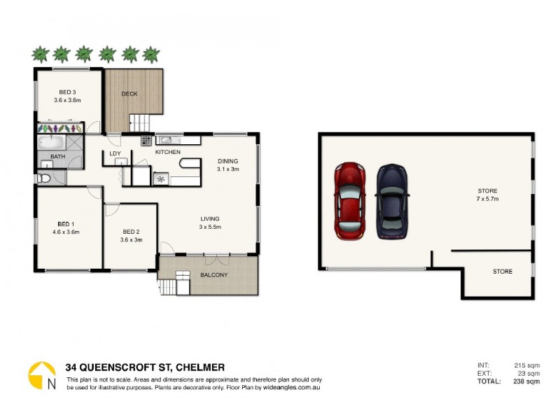34 Queenscroft Street, Chelmer QLD 4068 Floorplan