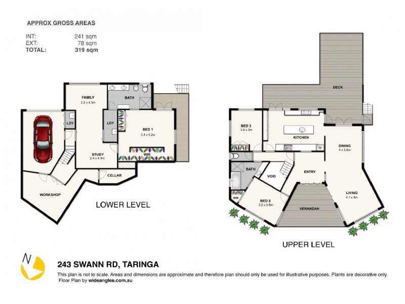 243 Swann Road, Taringa QLD 4068 Floorplan