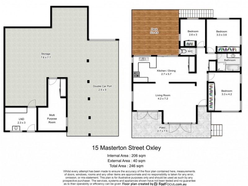 15 Masterton Street, Oxley QLD 4075 Floorplan