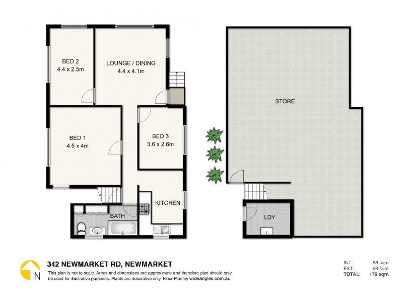 342 Newmarket Road, Newmarket QLD 4051 Floorplan