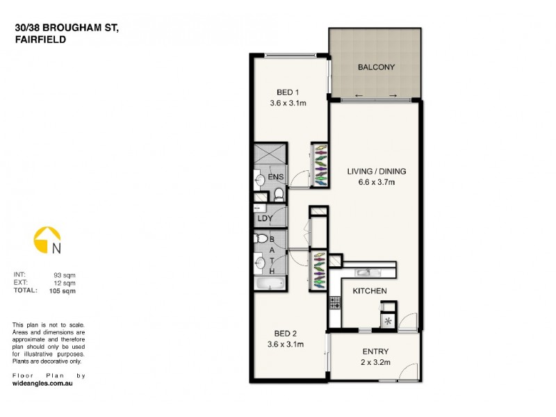 30/38 Brougham Street, Fairfield QLD 4103 Floorplan