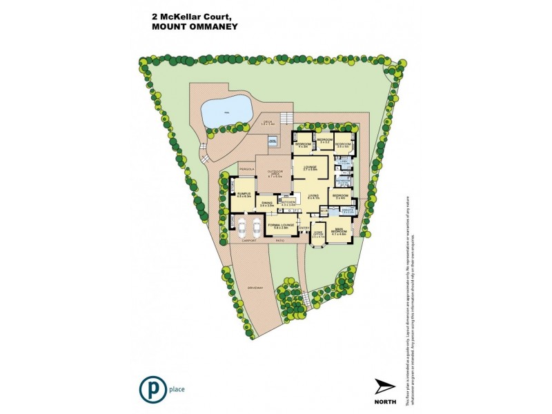 2 McKellar Court, Mount Ommaney QLD 4074 Floorplan