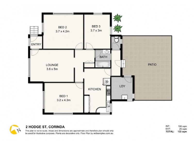 2 Hodge Street, Corinda QLD 4075 Floorplan
