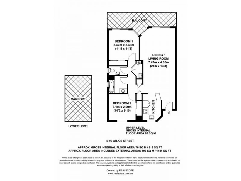 5/16 Wilkie Street, Yeerongpilly QLD 4105 Floorplan