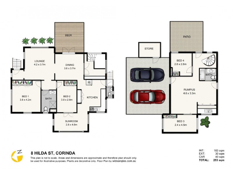 8 Hilda Street, Corinda QLD 4075 Floorplan