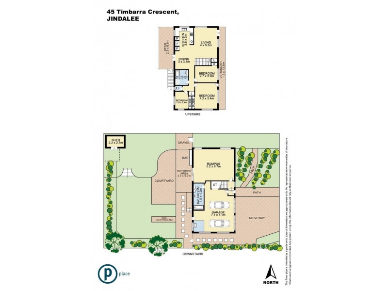 45 Timbarra Crescent, Jindalee QLD 4074 Floorplan