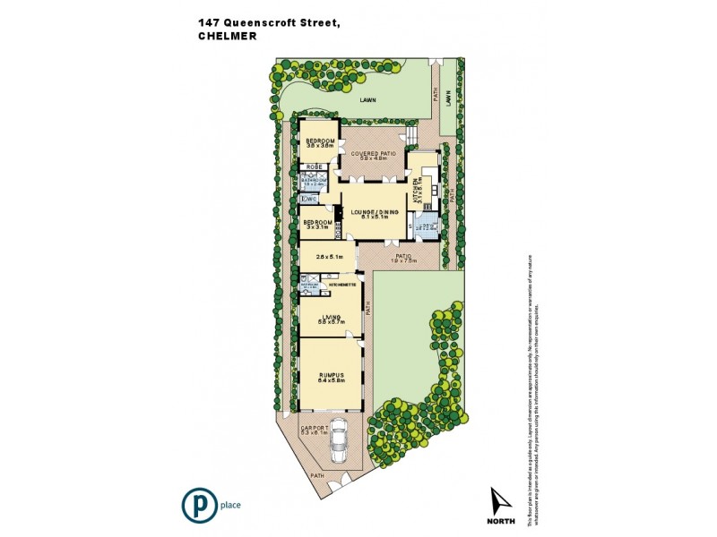 147 Queenscroft Street, Chelmer QLD 4068 Floorplan