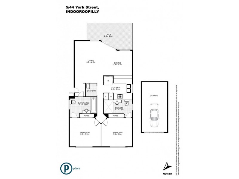 5/44 York Street, Indooroopilly QLD 4068 Floorplan