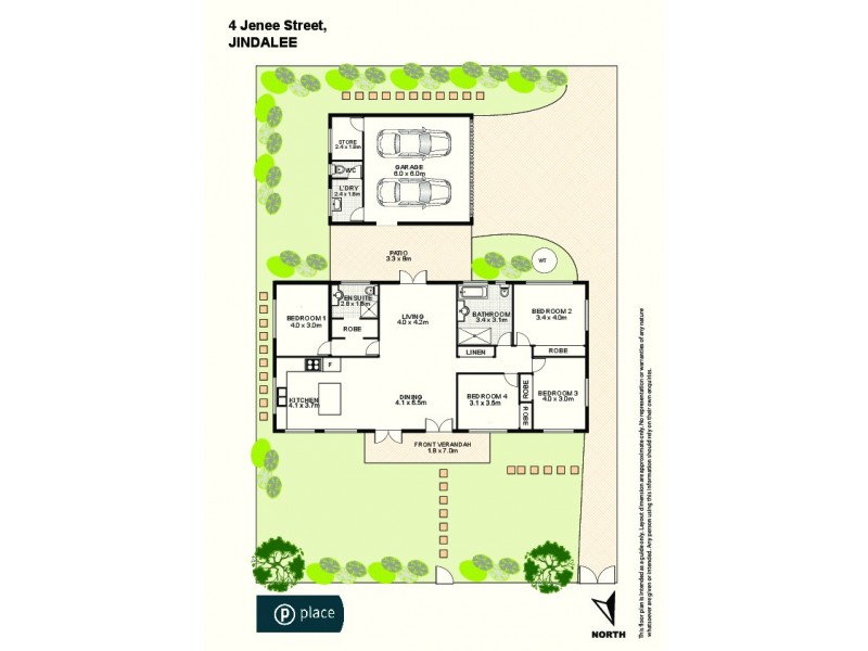 4 Jenee Street, Jindalee QLD 4074 Floorplan