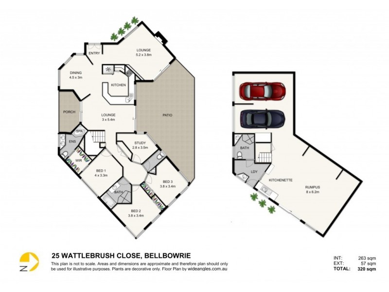 25 Wattlebrush Close, Bellbowrie QLD 4070 Floorplan