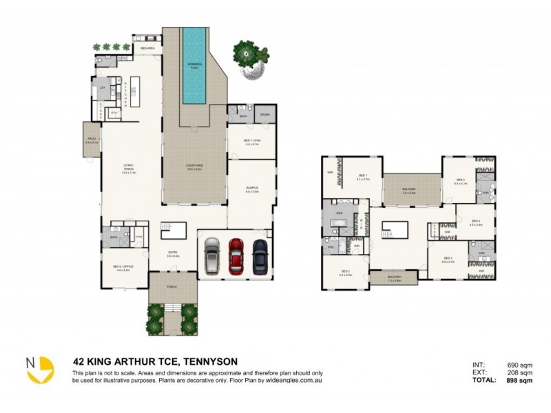 42 King Arthur Terrace, Tennyson QLD 4105 Floorplan