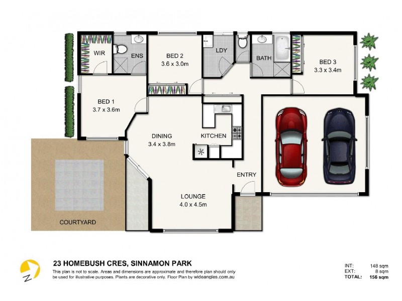 23 Homebush Crescent, Sinnamon Park QLD 4073 Floorplan