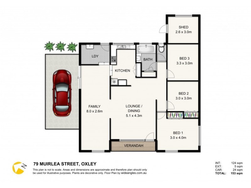 79 Muirlea Street, Oxley QLD 4075 Floorplan