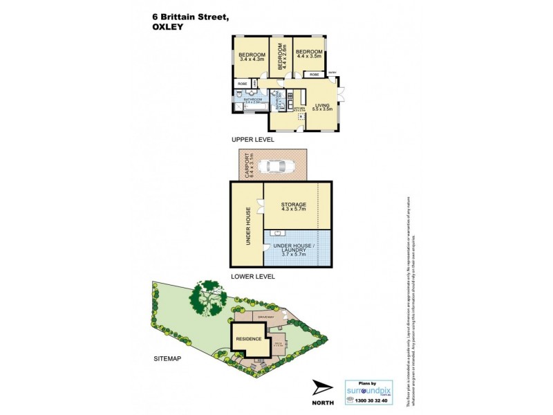 6 Brittain Street, Oxley QLD 4075 Floorplan