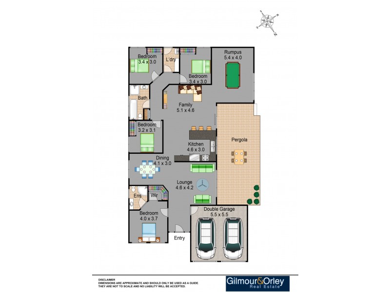 44 Duncraig Drive, Kellyville NSW 2155 Floorplan