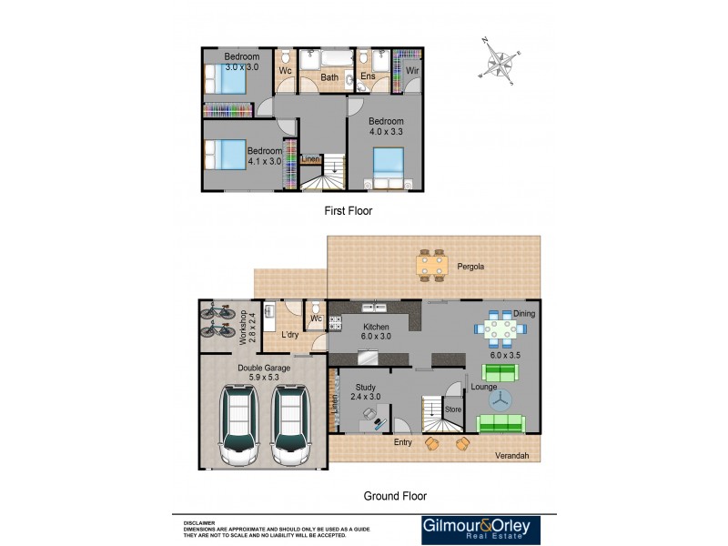 6 Brady Place, Kellyville NSW 2155 Floorplan