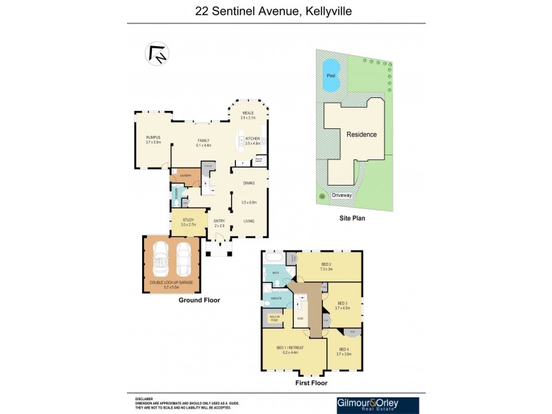 22 Sentinel Avenue, Kellyville NSW 2155 Floorplan