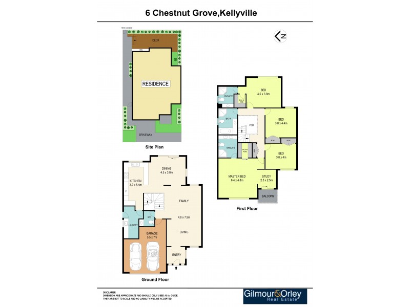 6 Chestnut Grove, Kellyville NSW 2155 Floorplan