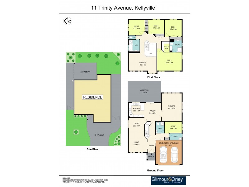 11 Trinity Avenue, Kellyville NSW 2155 Floorplan