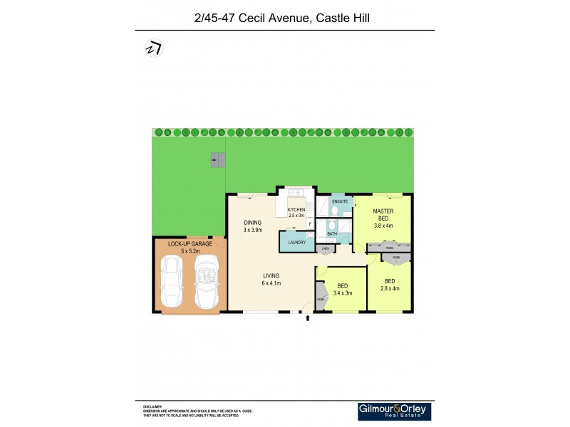 2/45-47 Cecil Avenue, Castle Hill NSW 2154 Floorplan