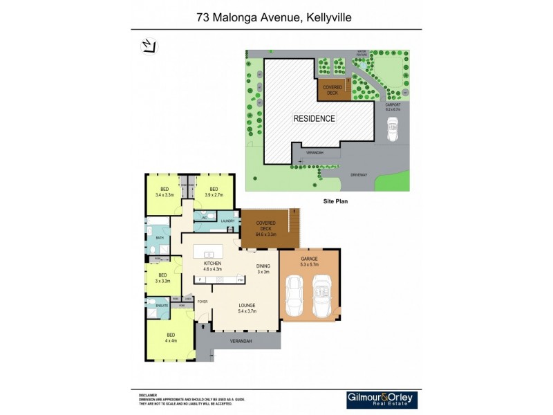 73 Malonga Avenue, Kellyville NSW 2155 Floorplan