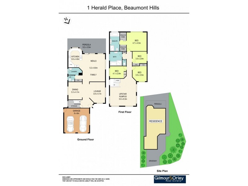 1 Herald Place, Beaumont Hills NSW 2155 Floorplan
