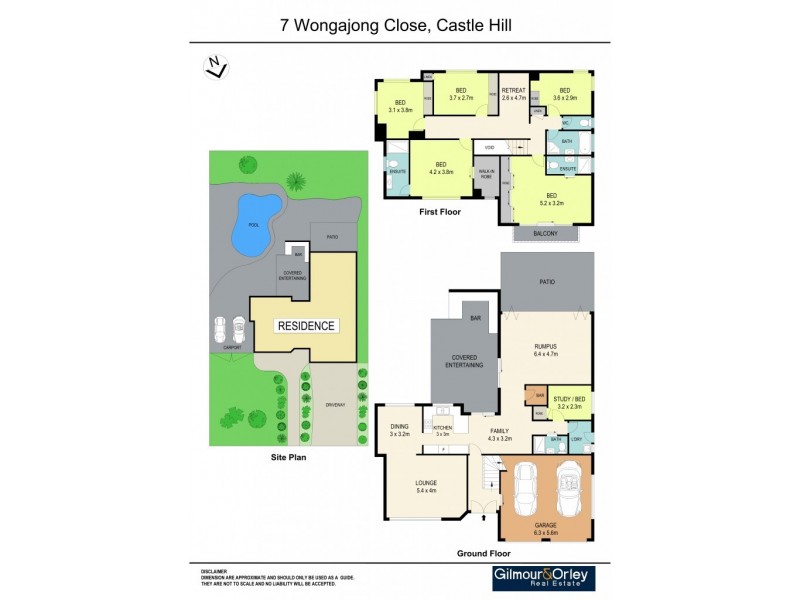 7 Wongajong Close, Castle Hill NSW 2154 Floorplan