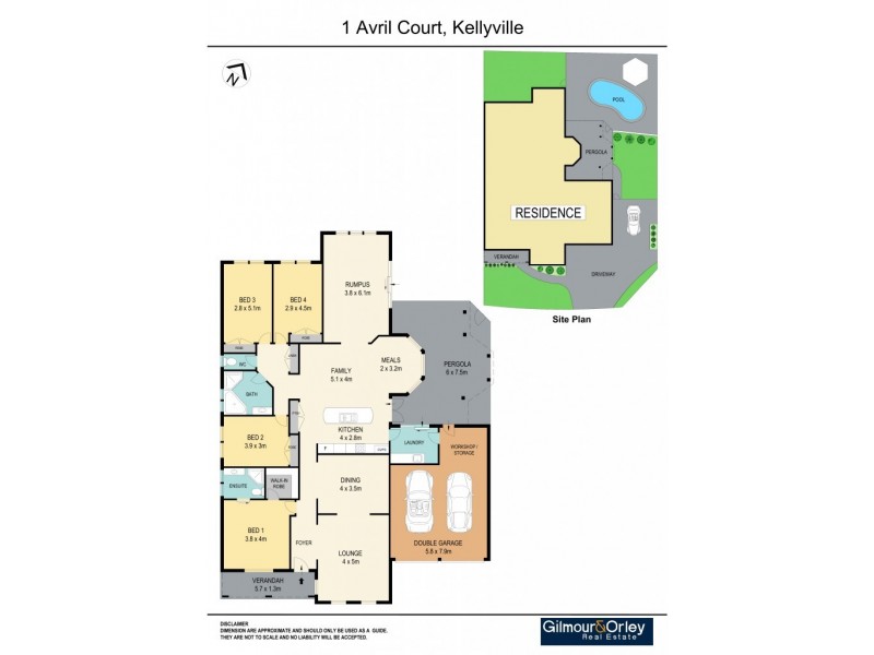1 Avril Court, Kellyville NSW 2155 Floorplan